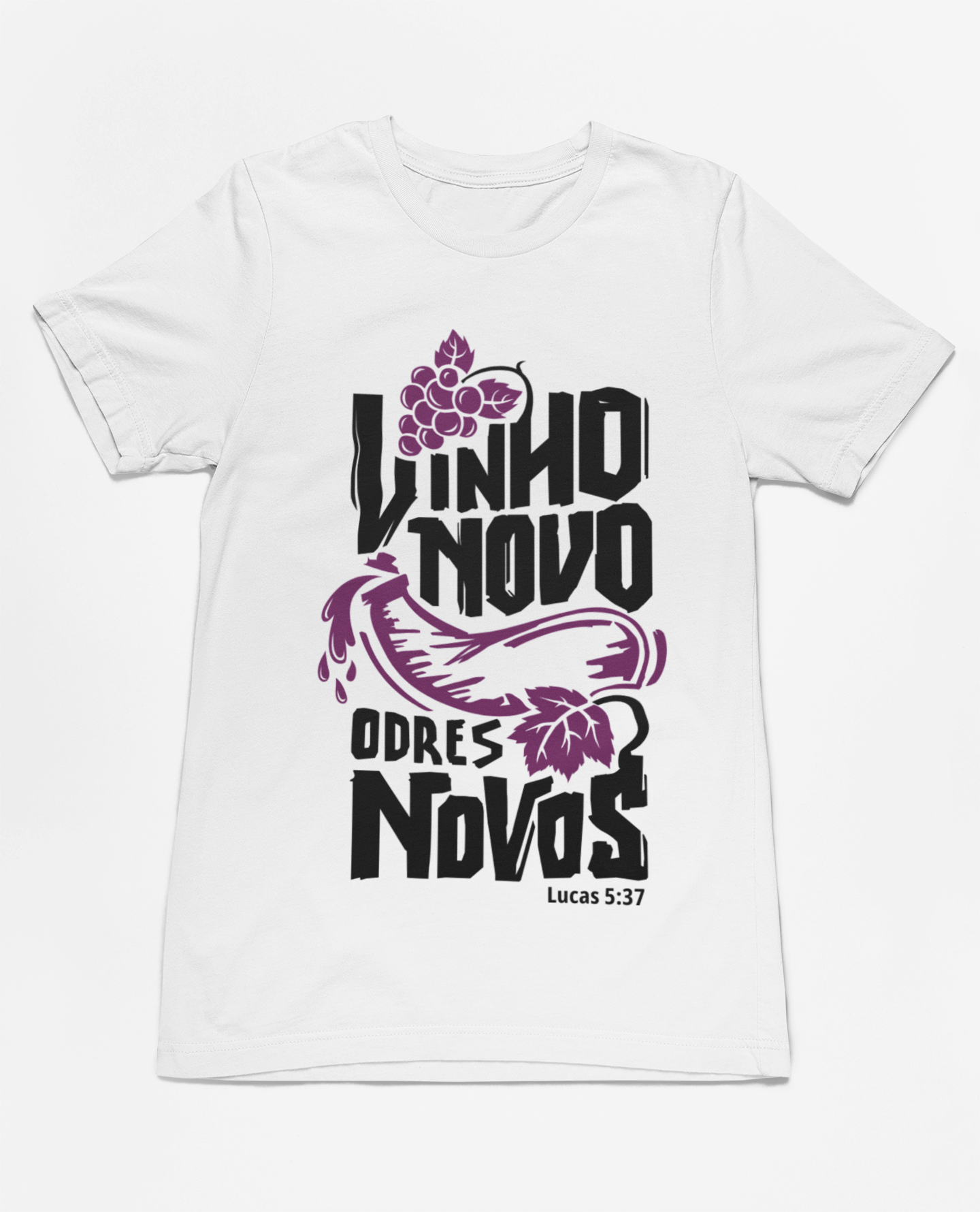 Camiseta Vinho Novo