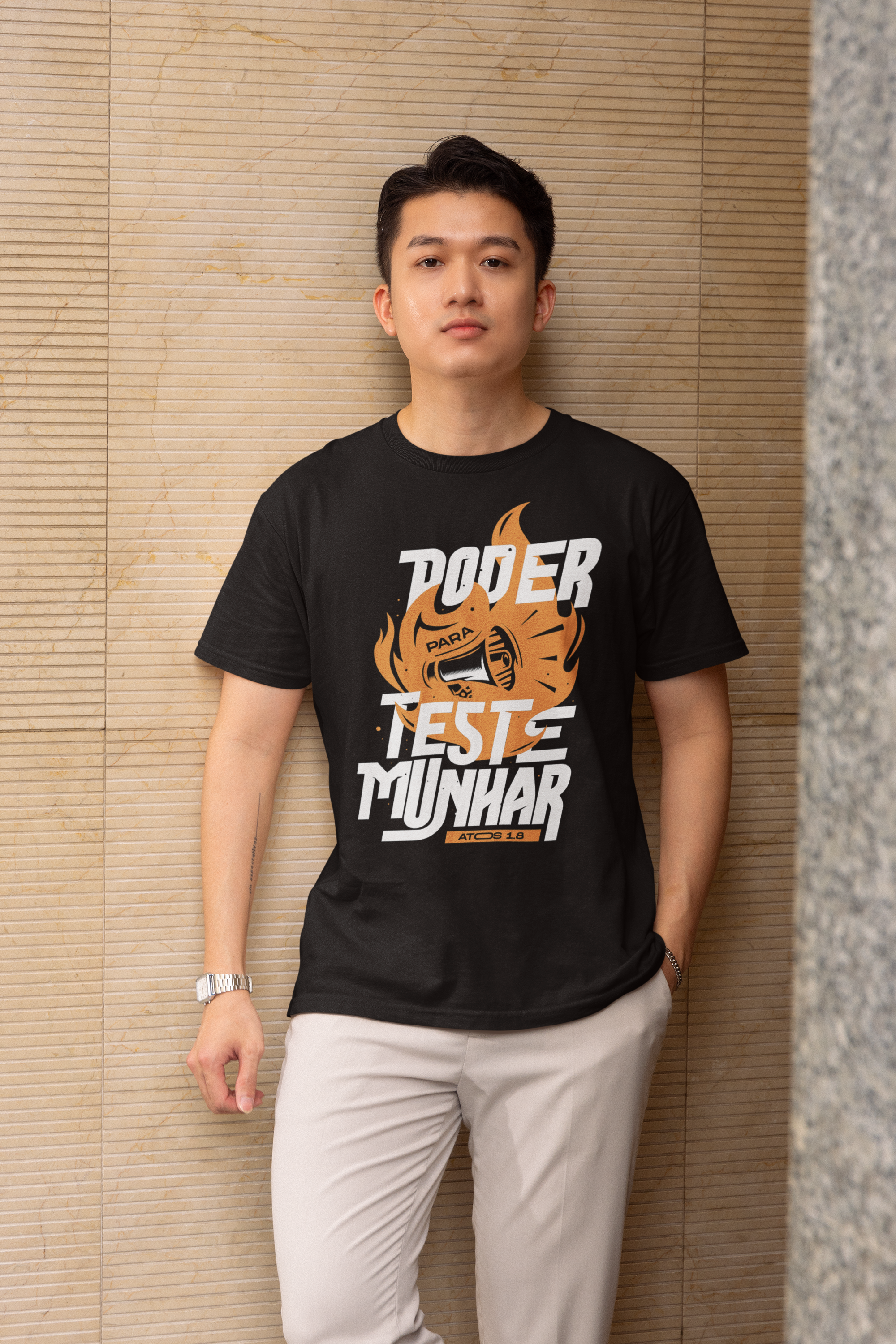 T-Shirt Poder Para Testemunhar