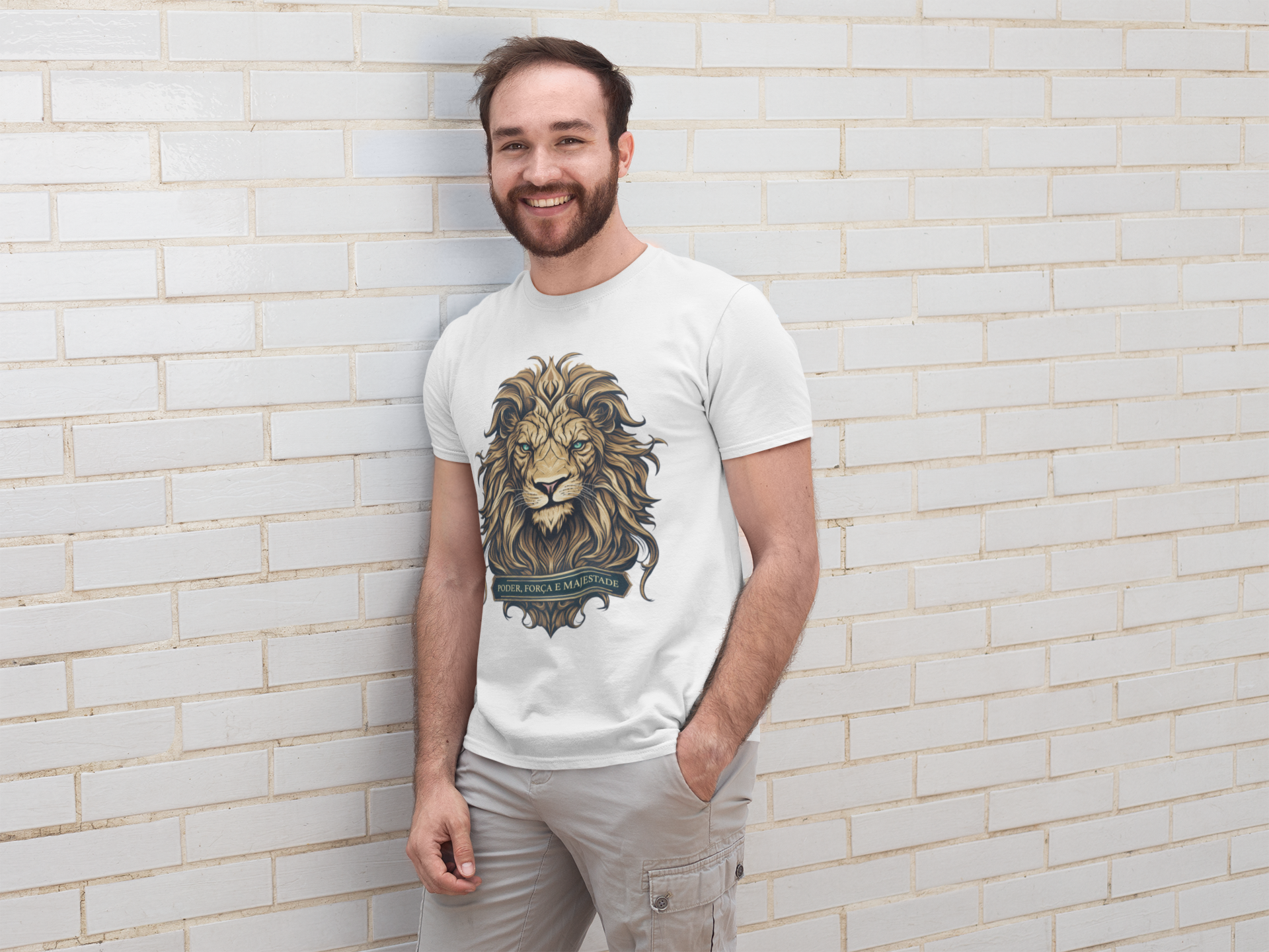 T-shirt Leão