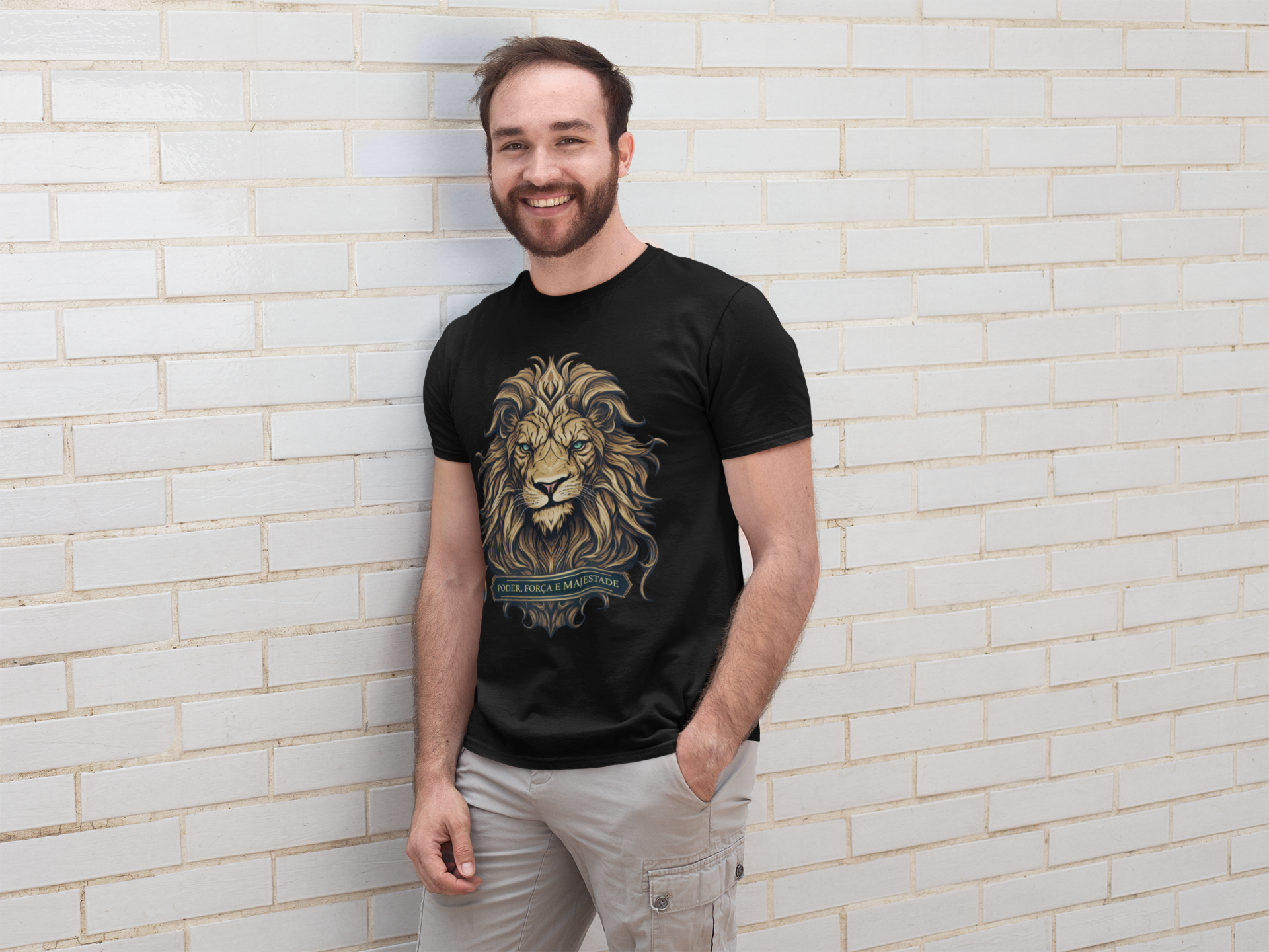 T-shirt Leão